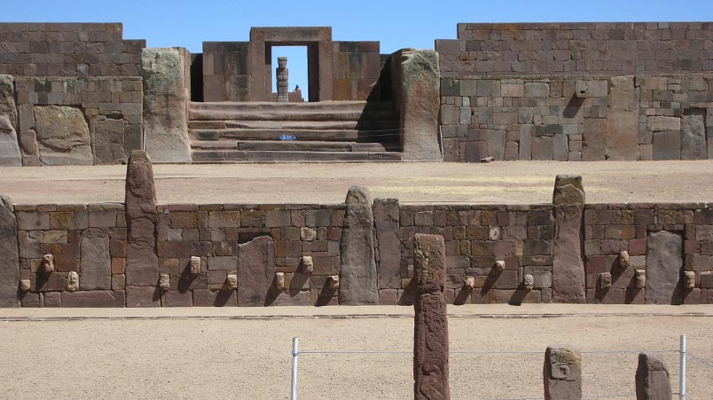 Tiwanaku ruins Bolivia